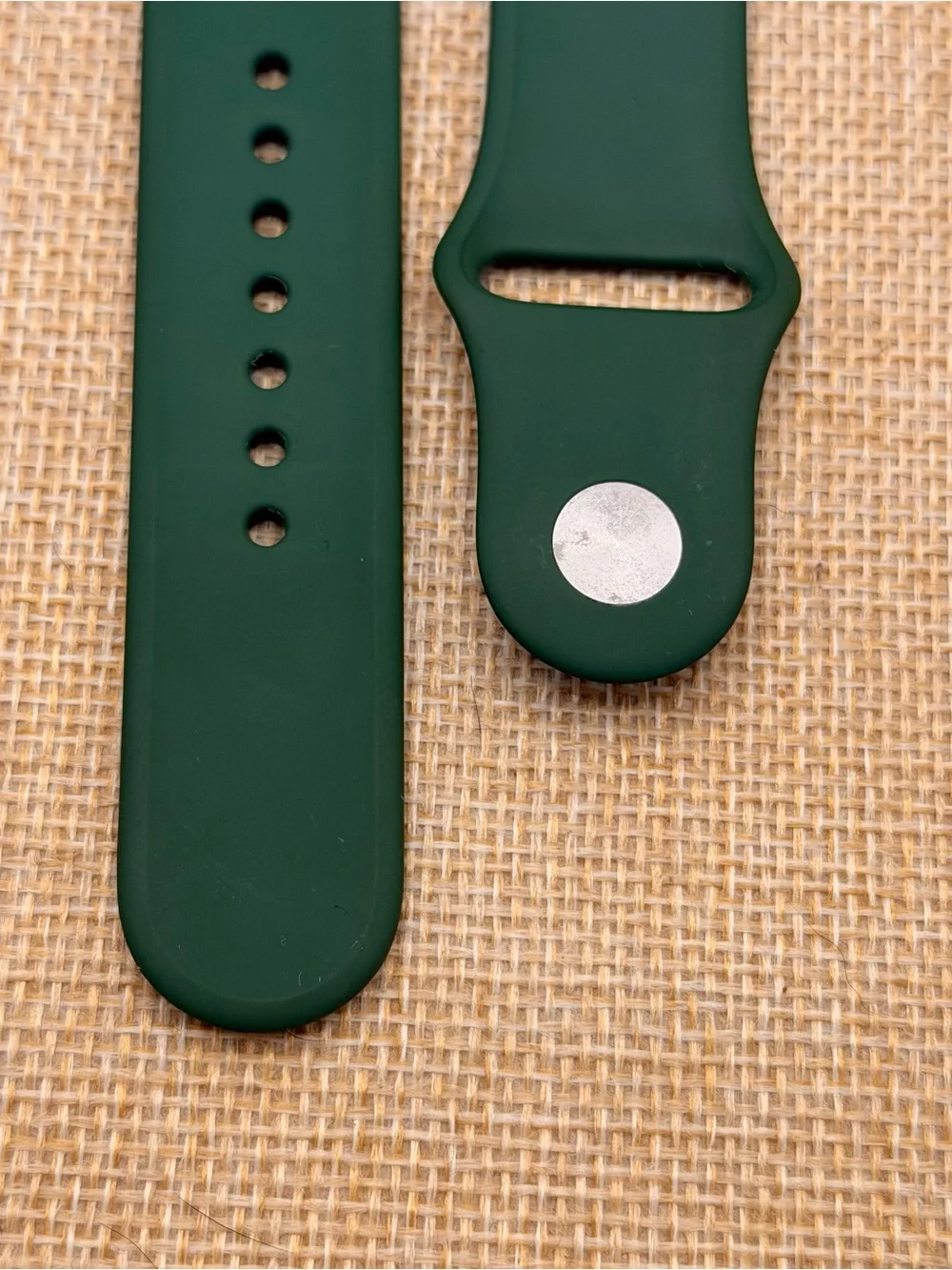 Apple Watch OEM Band, Dark Green, 42/44/46mm, M/L, Excellent